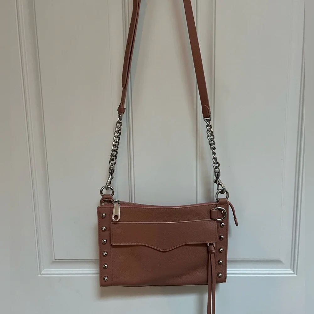 Rebecca Minkoff‎ MAB Desert Rose pink chain Crossbody bag